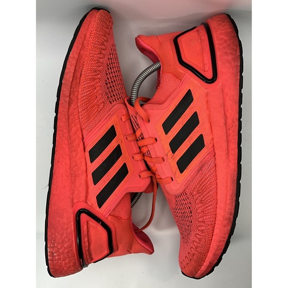 Adidas Ultraboost 20 Signal Pink Black Mens Running Shoes FW8728 Size 11 Knit main image 6